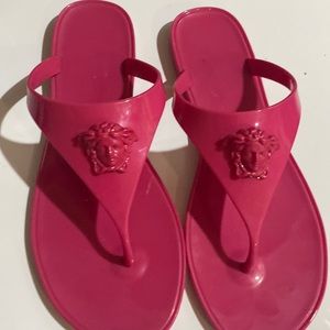 Versace jelly sandals size 40